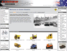 Tablet Screenshot of cooeeclassics.com